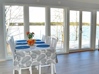 Essplatz für 6-8 Personen