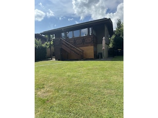 Ferienhaus Blick vom Garten