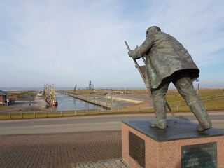 Blick auf den Kutterhafen