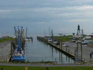 Blick auf den Kutterhafen