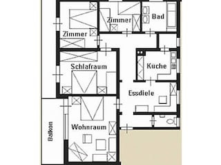 Vakantieappartement Garmisch-Partenkirchen Grondplan 32