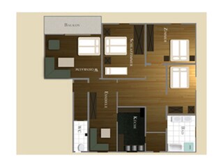 Appartamento per vacanze Garmisch-Partenkirchen Pianta del piano 33