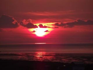 Sonnenuntergang über der Nordsee