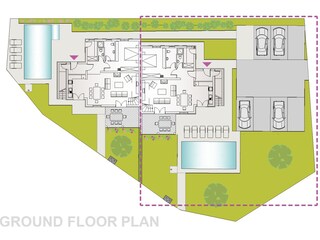 Villa Banjole Pianta del piano 43