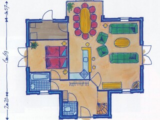 Holiday house Kamperland Floor Plan 21