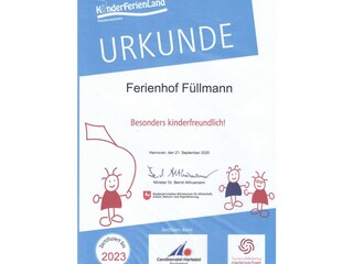 Zertifikat „Besonders kinderfreundlich"