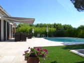 Terrace with adjoining pool area