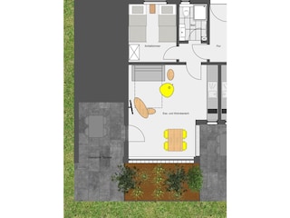 Ferienwohnung Sahlenburg Grundriss 14