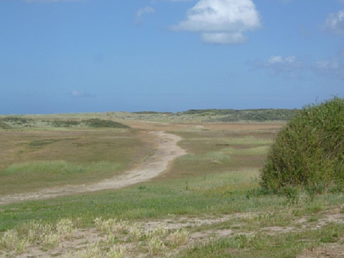 Weg von der Ferienwohnung zum Strand