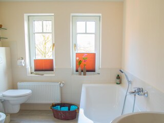 Friesenhaus - Blick ins schöne Badezimmer