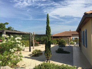 Casa de vacaciones Sampzon Grabación al aire libre 4