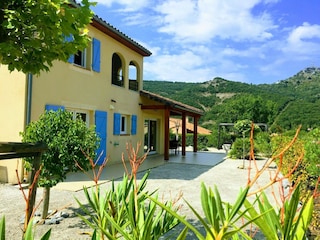 Ferienhaus Sampzon Außenaufnahme 2