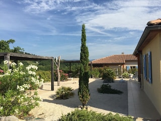 Ferienhaus Sampzon Außenaufnahme 4