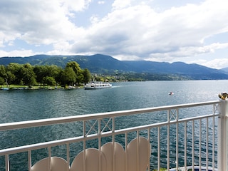 Aussicht vom Balkon