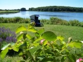 Garten mit Strandkorb