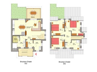 Chalet Ilsenburg Pianta del piano 21