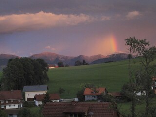 Abendstimmung über der Nagelfluhkette