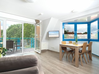 Residenz am Park, Ferienwohnung 18, Wohn-und Essbereich