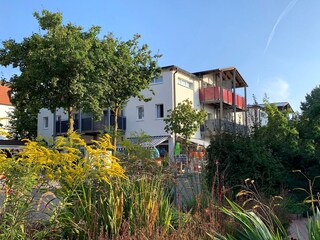 Strandpalais in Strandlage - Luftaufnahme