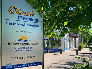 Strandpalais zentral gelegen, neben der Seebrücke