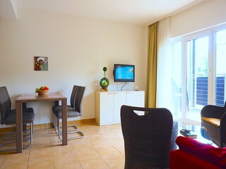 Strandpalais Ferienwohnung 13 -  Wohnzimmer