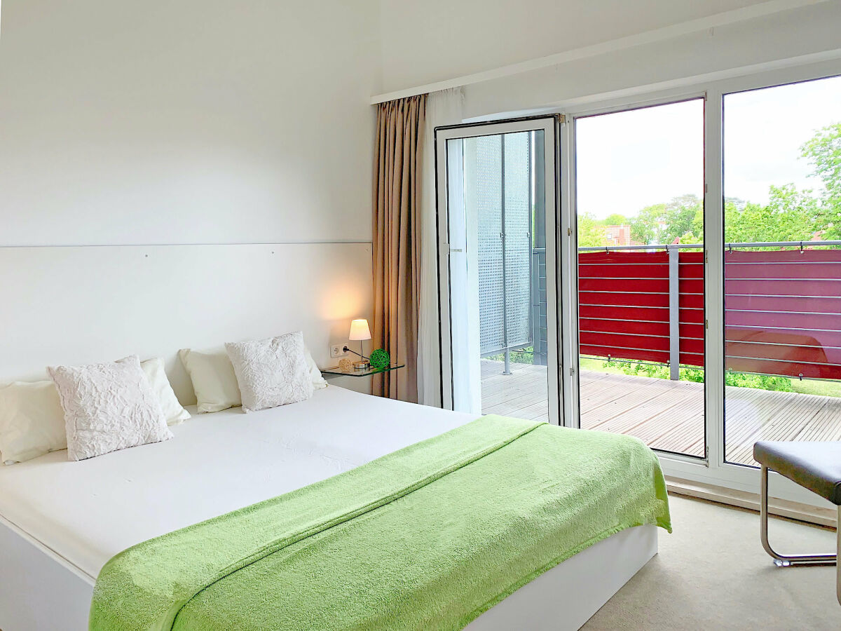 Strandpalais Ferienwohnung 17 - Schlafzimmer