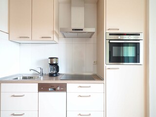 Strandpalais Ferienwohnung 21 - moderne Küchenzeile
