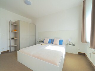 Strandpalais Ferienwohnung 21 - Schlafzimmer