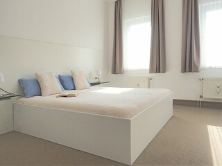 Strandpalais Ferienwohnung 21 - Schlafzimmer