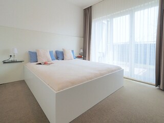 Strandpalais Ferienwohnung 23 - Schlafzimmer