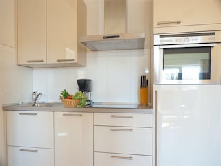 Strandpalais Ferienwohnung 27 - moderne Küchenzeile