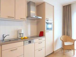 Strandpalais Ferienwohnung 31 - moderne Küchenzeile