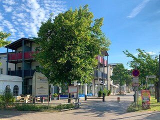 Strandpalais - Blick in die Mittelpromenade