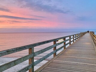 Ostseebad Boltenhagen, Sonnenuntergang an der Seebrücke