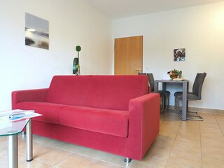 Strandpalais Ferienwohnung 34 -  Wohnzimmer