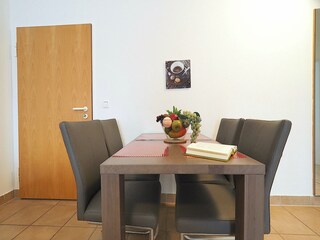 Strandpalais Ferienwohnung 34 - Essbereich