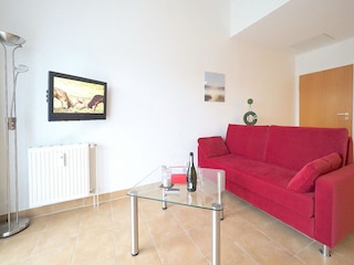 Strandpalais Ferienwohnung 35 -  Wohnzimmer