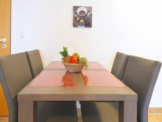 Strandpalais Ferienwohnung 35 - Essbereich