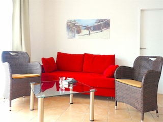 Strandpalais Ferienwohnung 37 -  Wohnzimmer