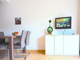 Strandpalais Ferienwohnung 37 - Essbereich