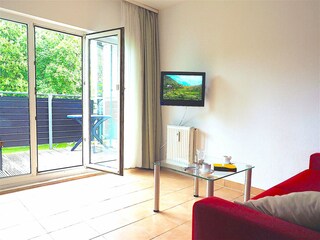 Strandpalais Ferienwohnung 38 -  Wohnzimmer