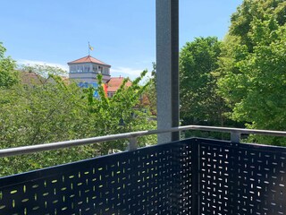 Strandpalais Ferienwohnung 42 - Blick vom 2. Balkon