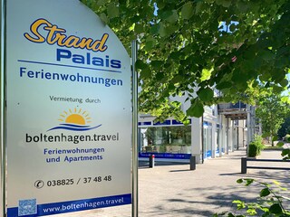 Strandpalais zentral gelegen, neben der Seebrücke