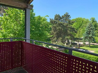 Strandpalais Ferienwohnung 47 - Blick vom 2.  Balkon