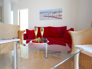 Strandpalais Ferienwohnung 47 -  Wohnzimmer