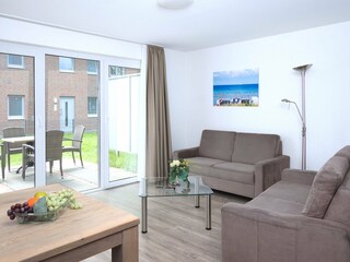 Residenz am Park, Ferienwohnung 04,  Wohnzimmer