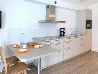 Residenz am Park, Ferienwohnung 05 moderne Küchenzeile