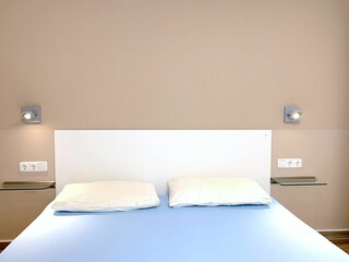 Residenz am Park, Ferienwohnung 05 Schlafbereich