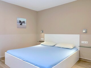 Residenz am Park, Ferienwohnung 05 Schlafbereich