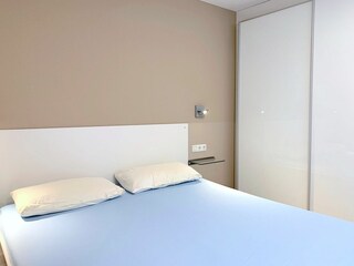 Residenz am Park, Ferienwohnung 05 Schlafbereich